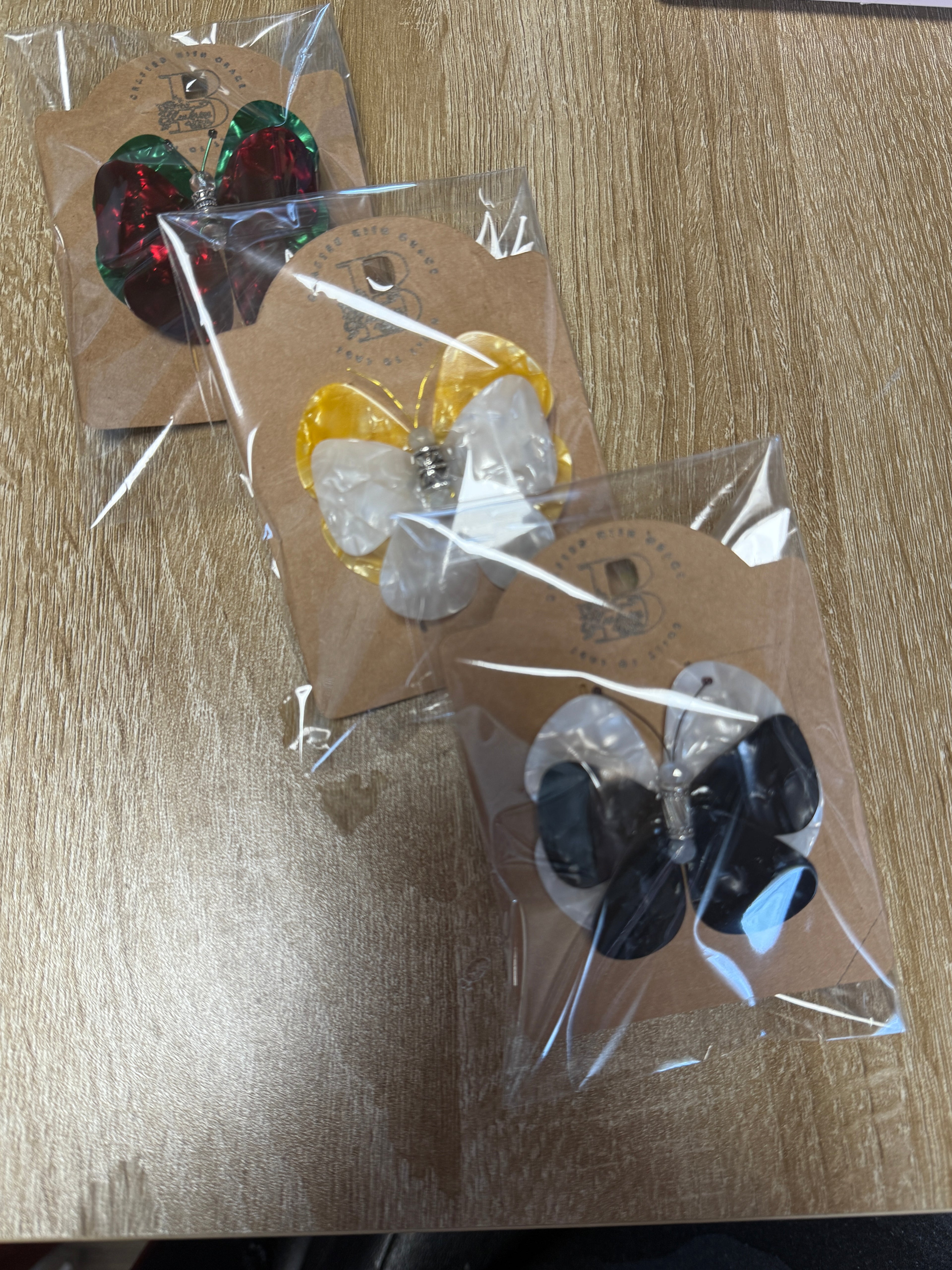 Guitar Pick Butterflies